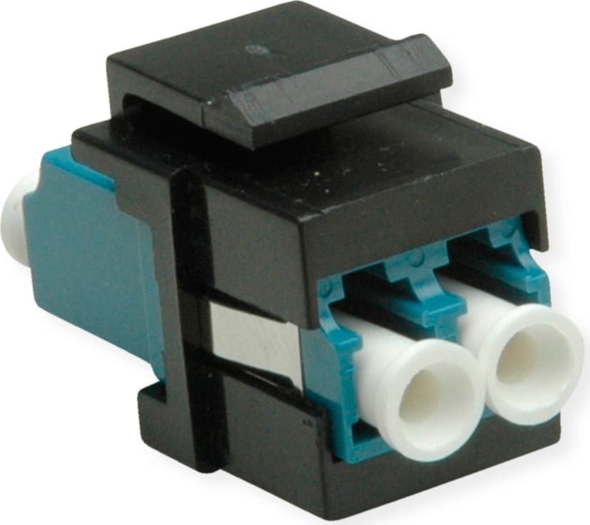 Roline Fiber Optic Keystone Jack, LC/LC