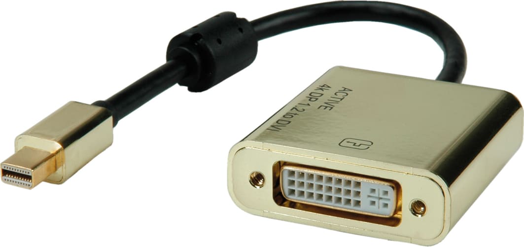 Roline GOLD 4K Mini DisplayPort-DVI Adapter