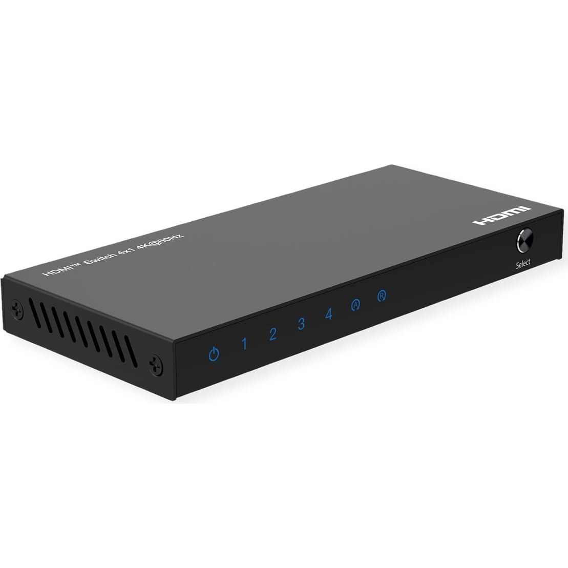 Roline HDMI Switch, 4x1, 4K60Hz, with