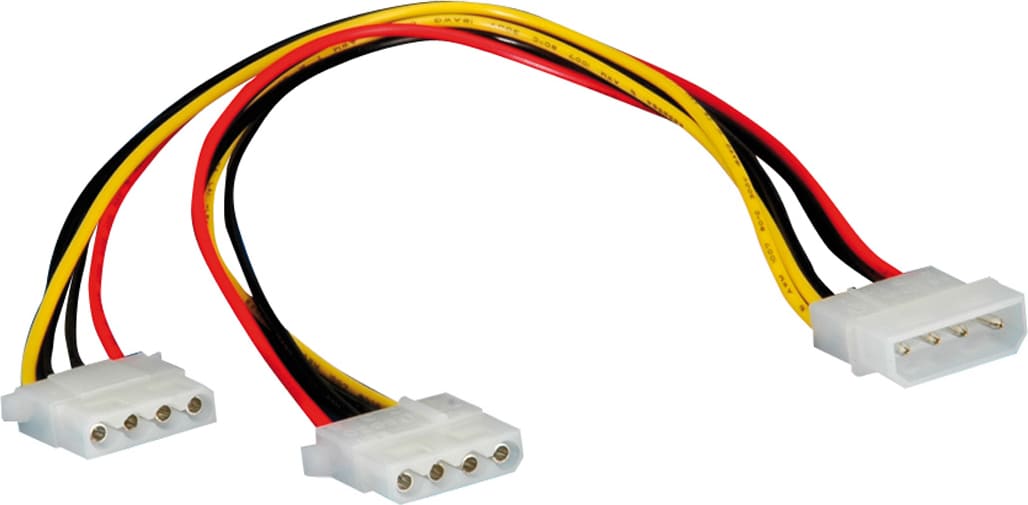 Roline Internal Y-Power Cable, 4-pin HDD