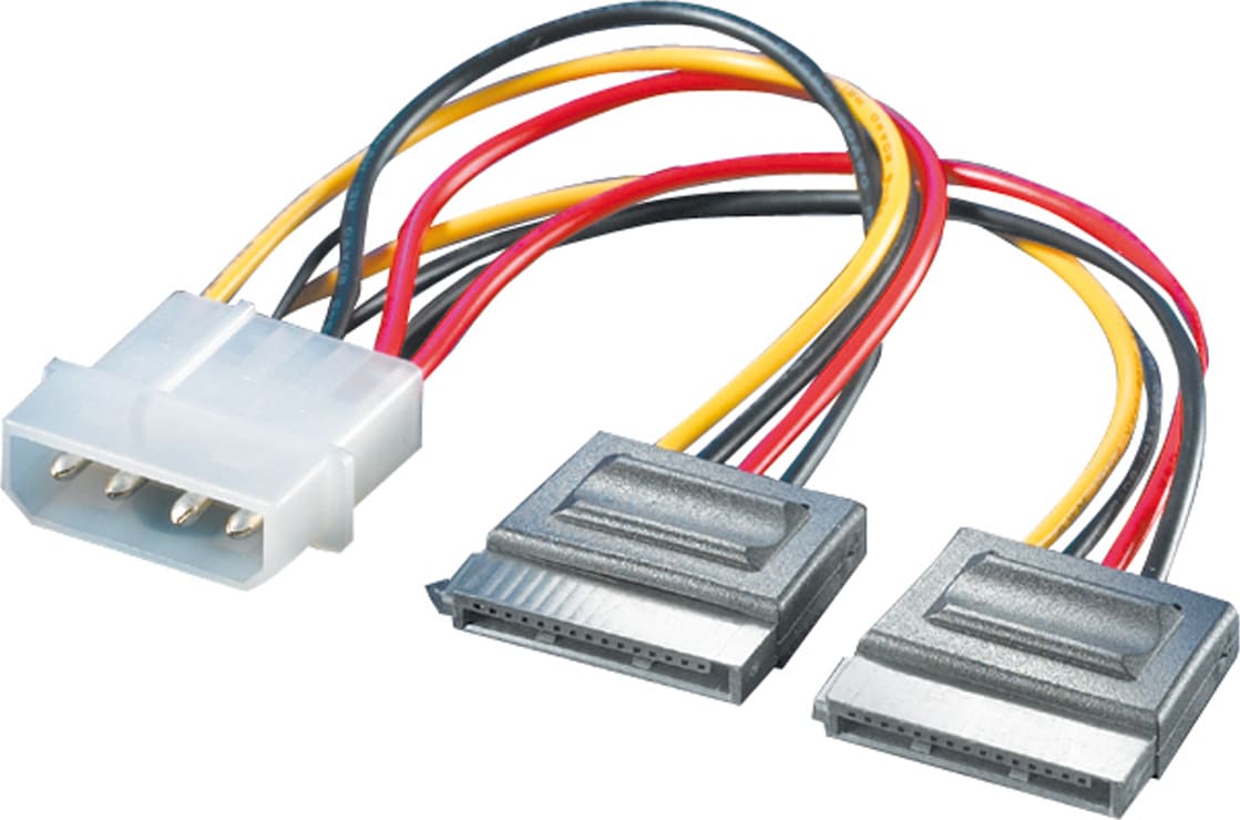 Roline Internal Y-Power Cable, 4-Pin HDD