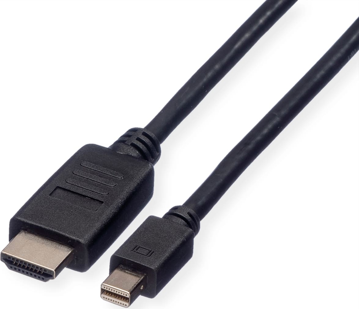 Roline Mini DisplayPort Cable, Mini DP-HDTV
