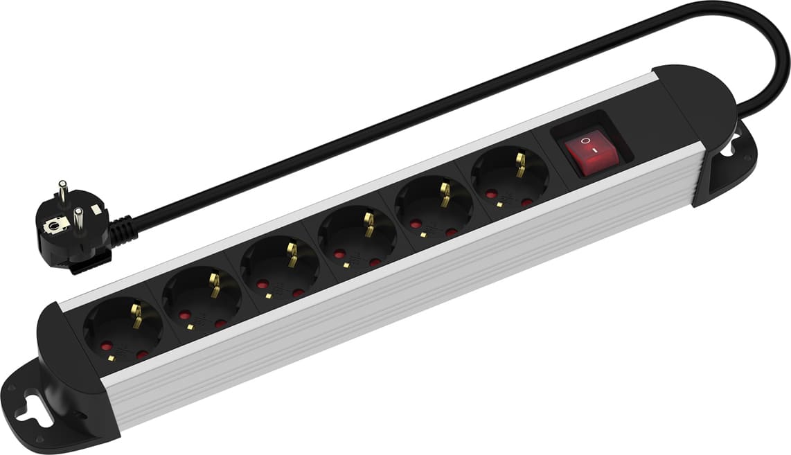 Roline Power Strip, 6-way, with Switch