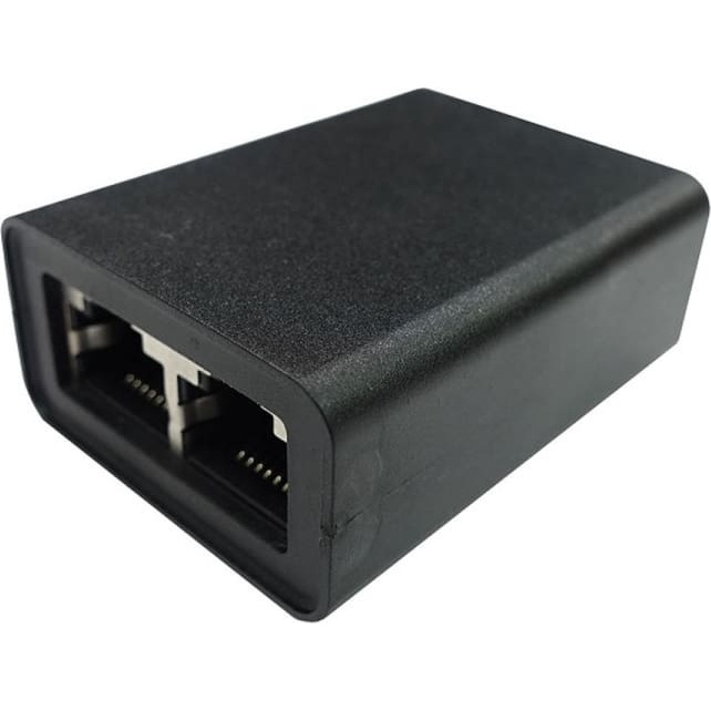 ROLINE T-Adapter Cat. 5e/6/6A, STP, black