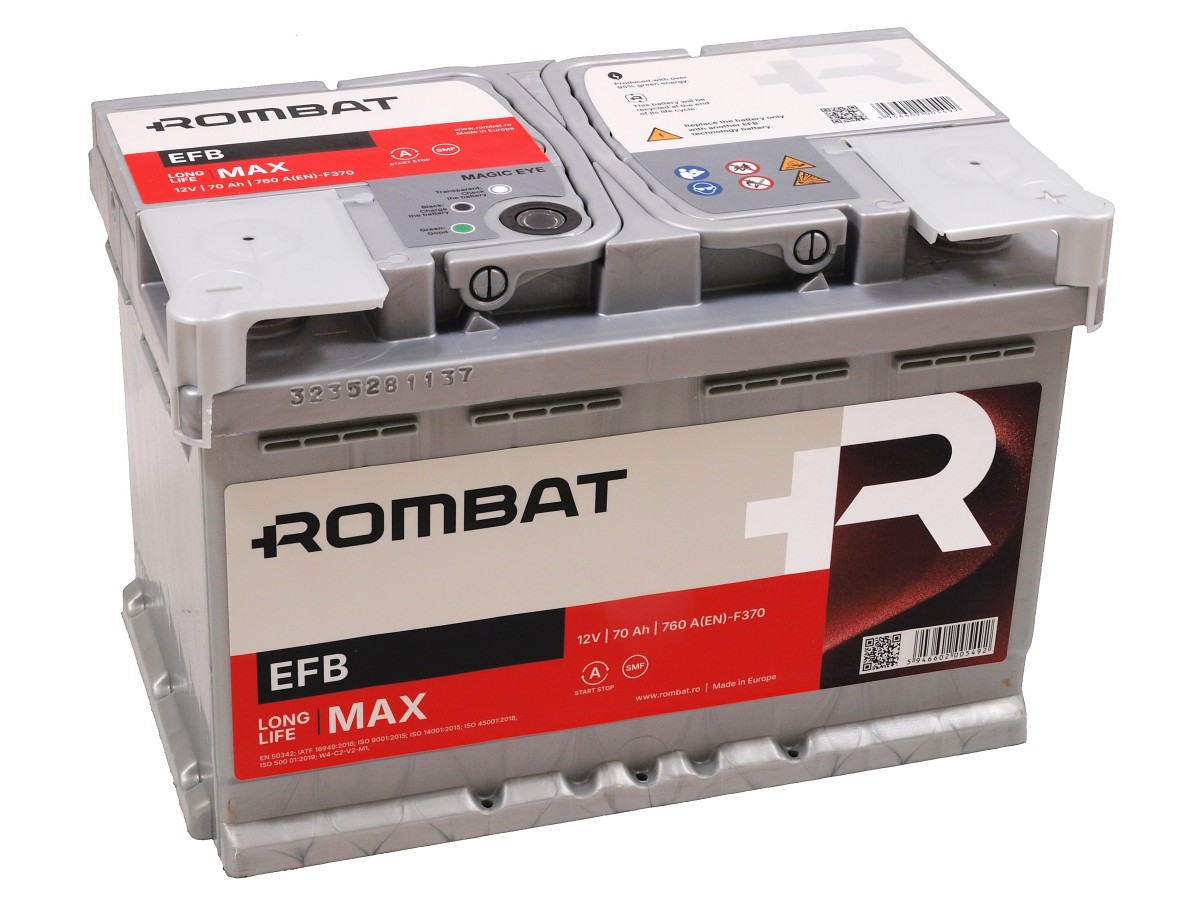 Rombat EFB 12V 70Ah 760A(EN) L3