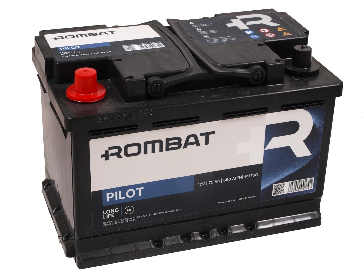 Rombat Pilot 12V 75Ah 650A(EN) L3