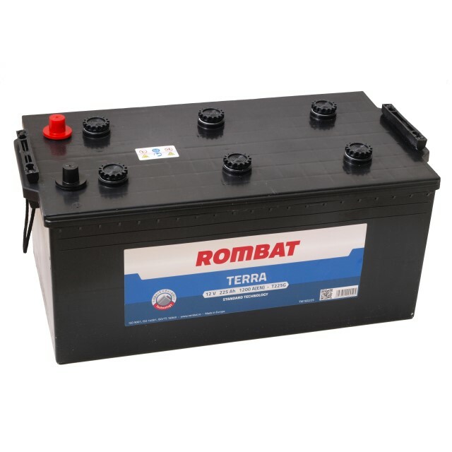 Rombat TERRA 12V 225Ah 1200A(EN) M16