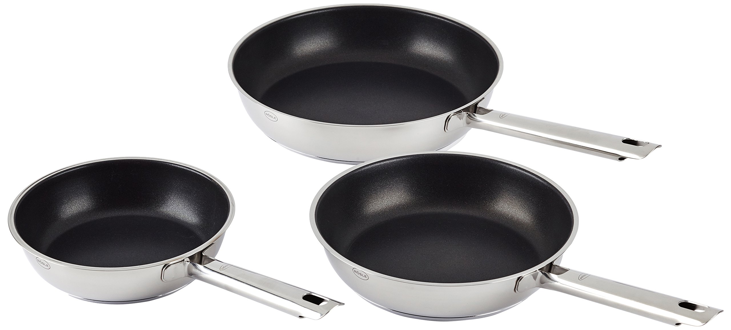 Rösle RÖSLE ELEGANCE 3 daļu pannas