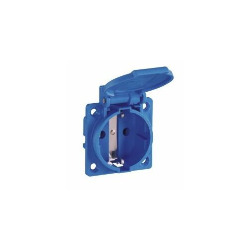 Rozete sadalenēm 230V 16A zila IP54