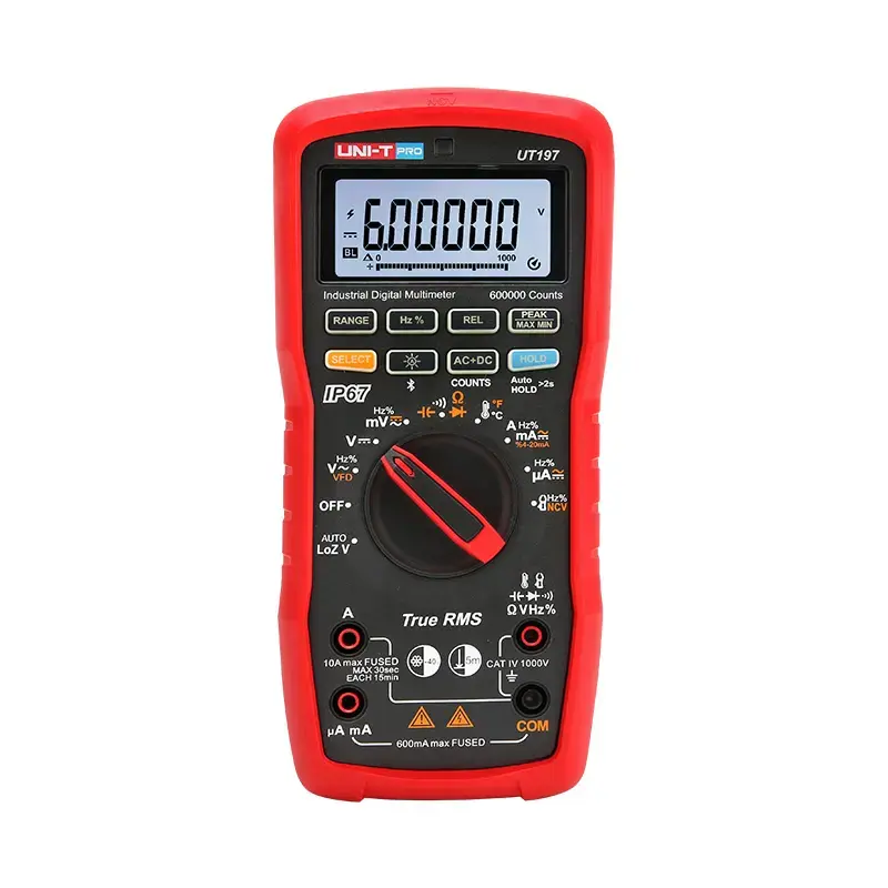UNI-T Rūpnieciskais digitālais multimetrs, 1000V DC/AC