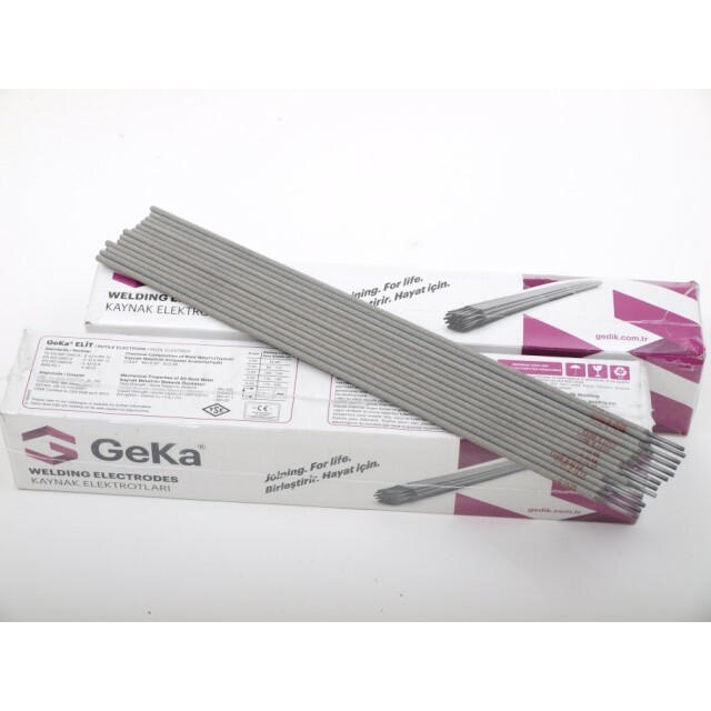 Rutila elektrodi GEKA ELIT (E6013) kartona