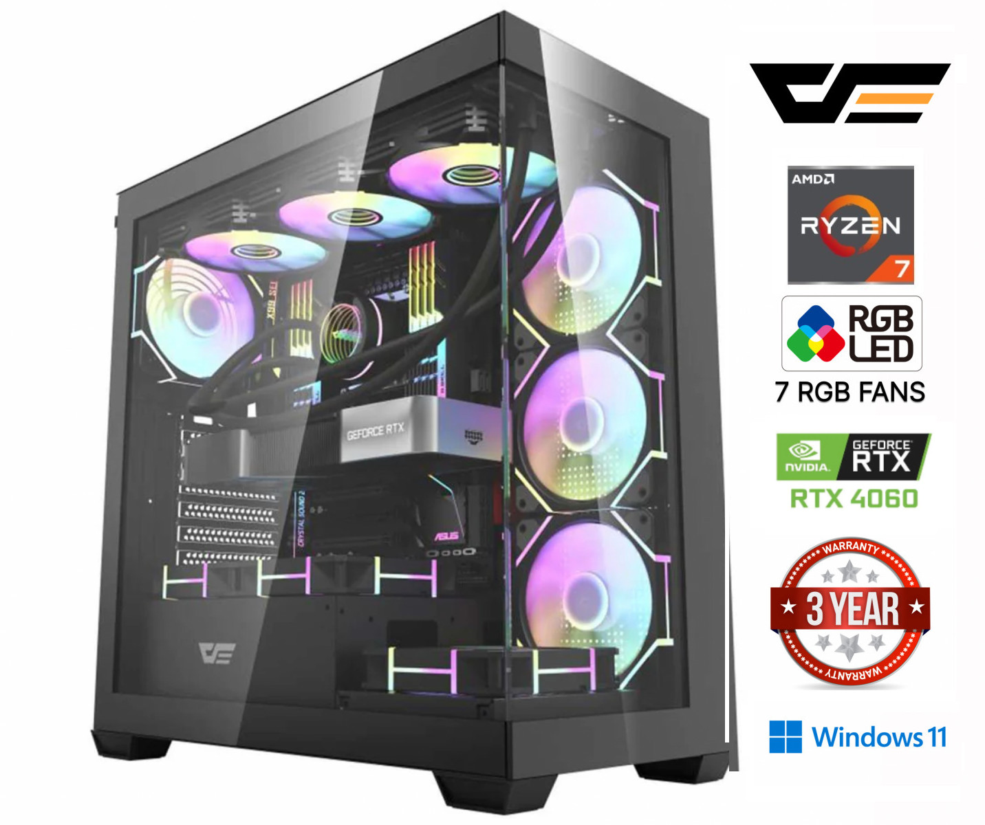 MDATA GAMING Ryzen 7 7800X3D 32GB