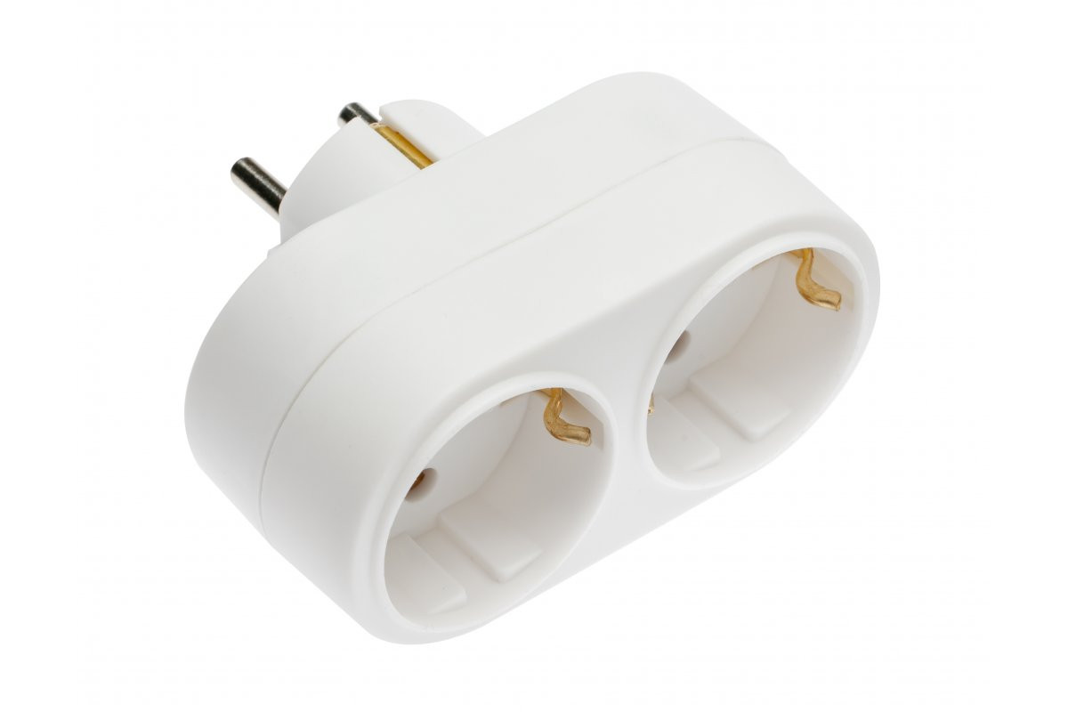 Sadalītājs PE SCHUKO, 2 vietas, AE-SC0102-00