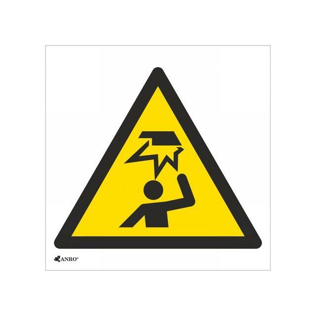 ANRO Safety sign; warning; self-adhesive folie