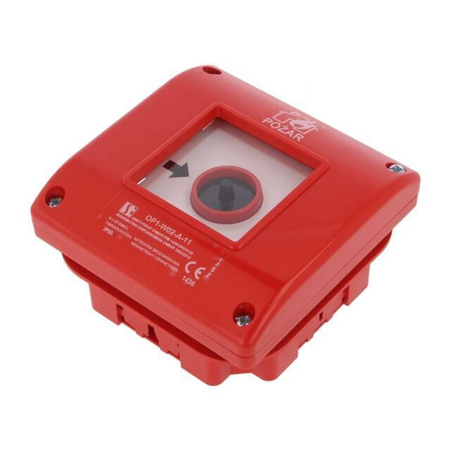 SPAMEL Safety switch: fire warning hand