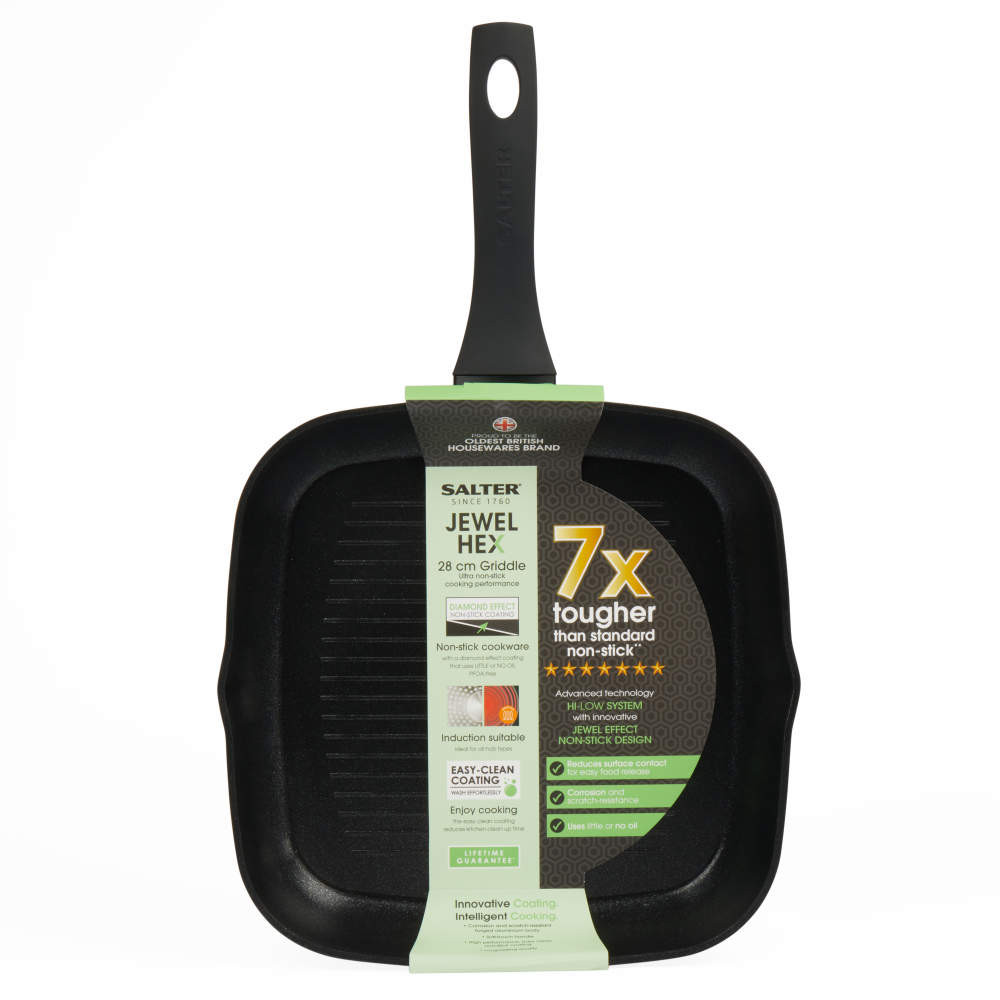Salter BW116231SA Jewel Hex 28cm Griddle