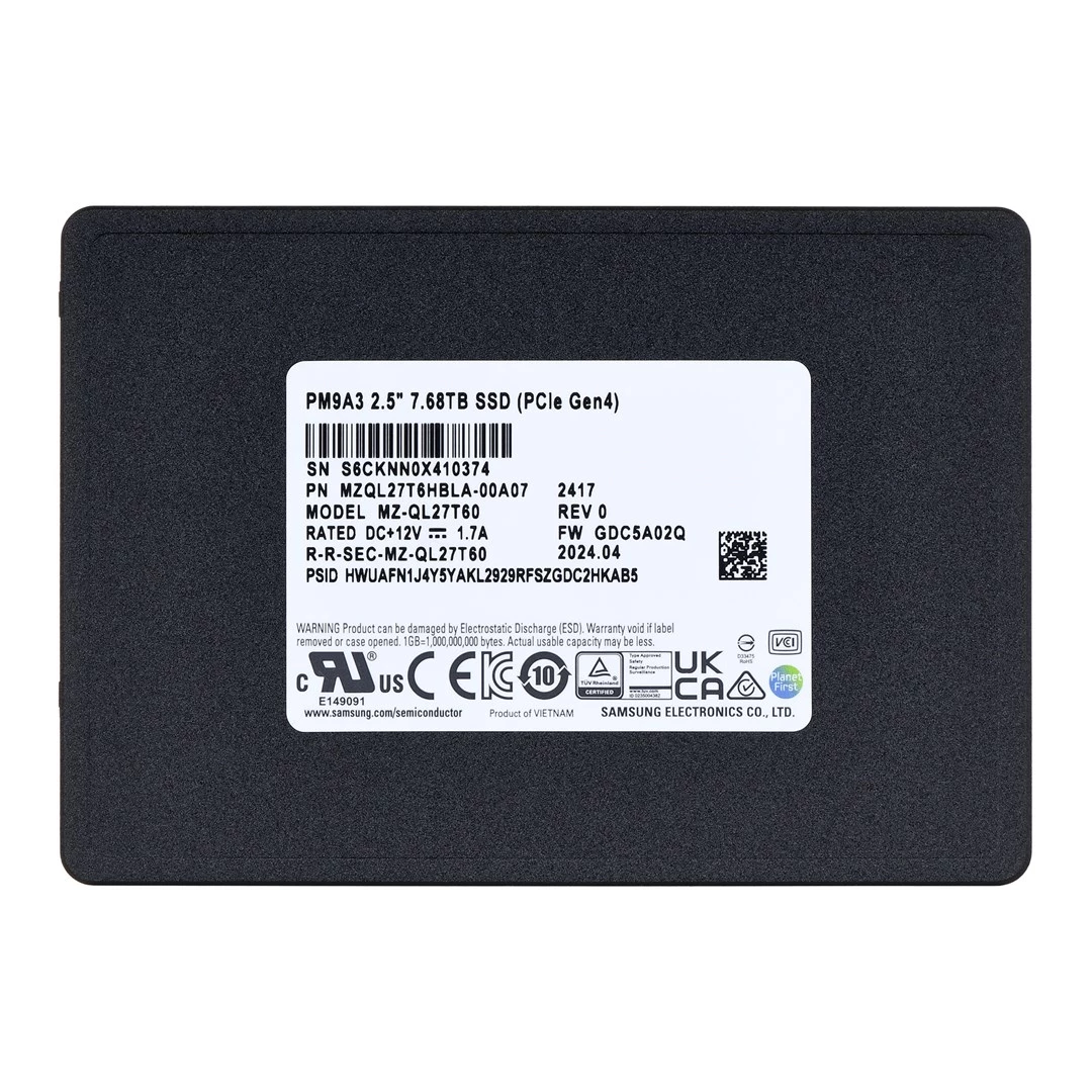 Samsung PM9A3 7.68 TB U
