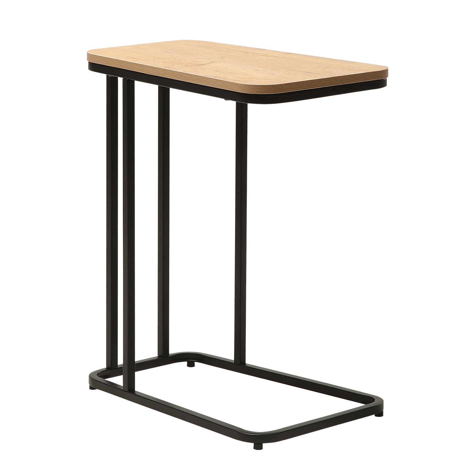 Sānu galds HEDVIG 50x32xH60cm, osis/melns |