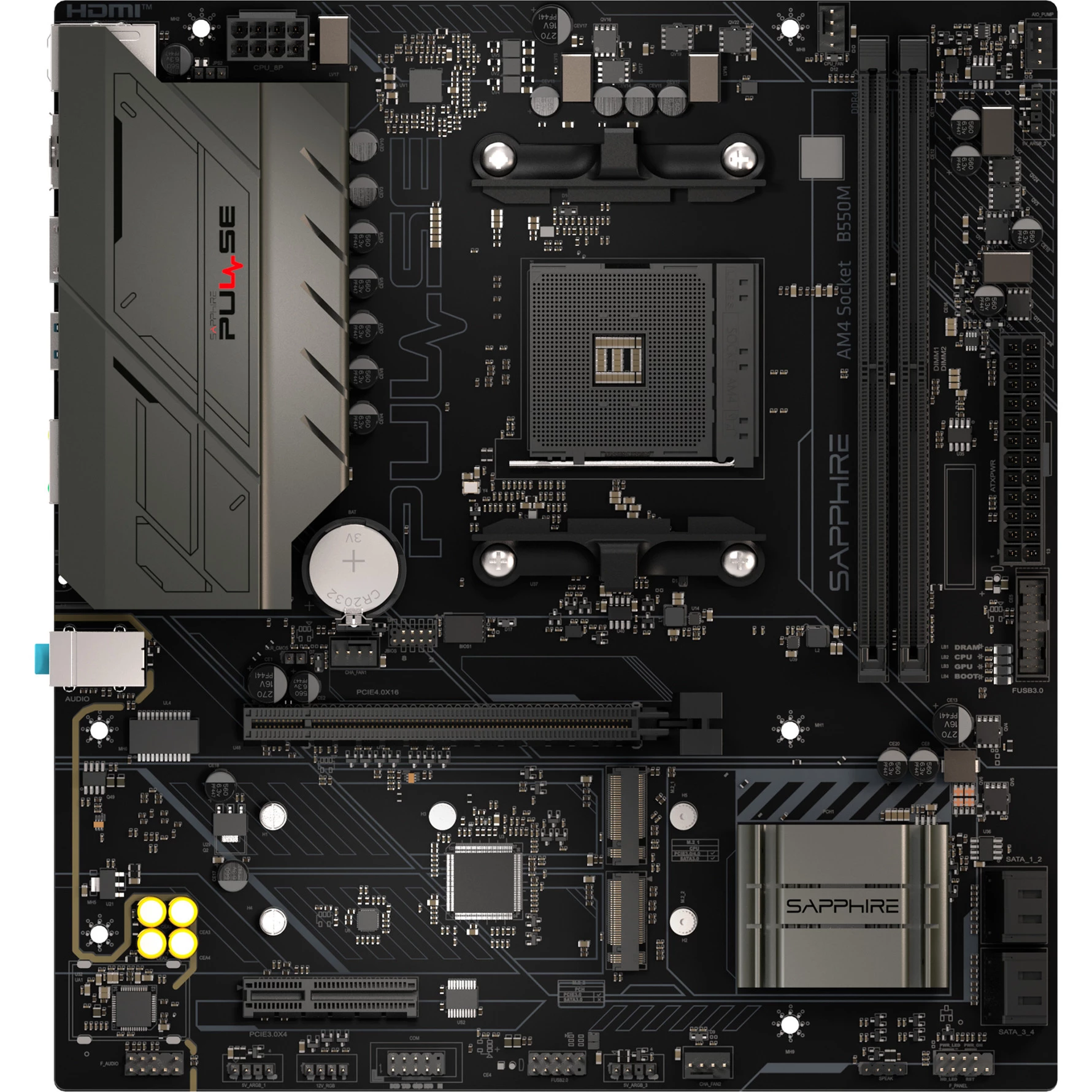 SAPPHIRE PULSE B550M AMD AM4 DDR4
