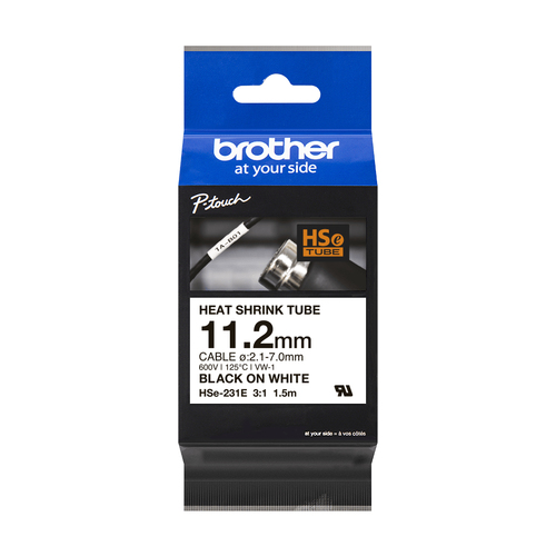 BROTHER Heat Shrink Tube Black on
