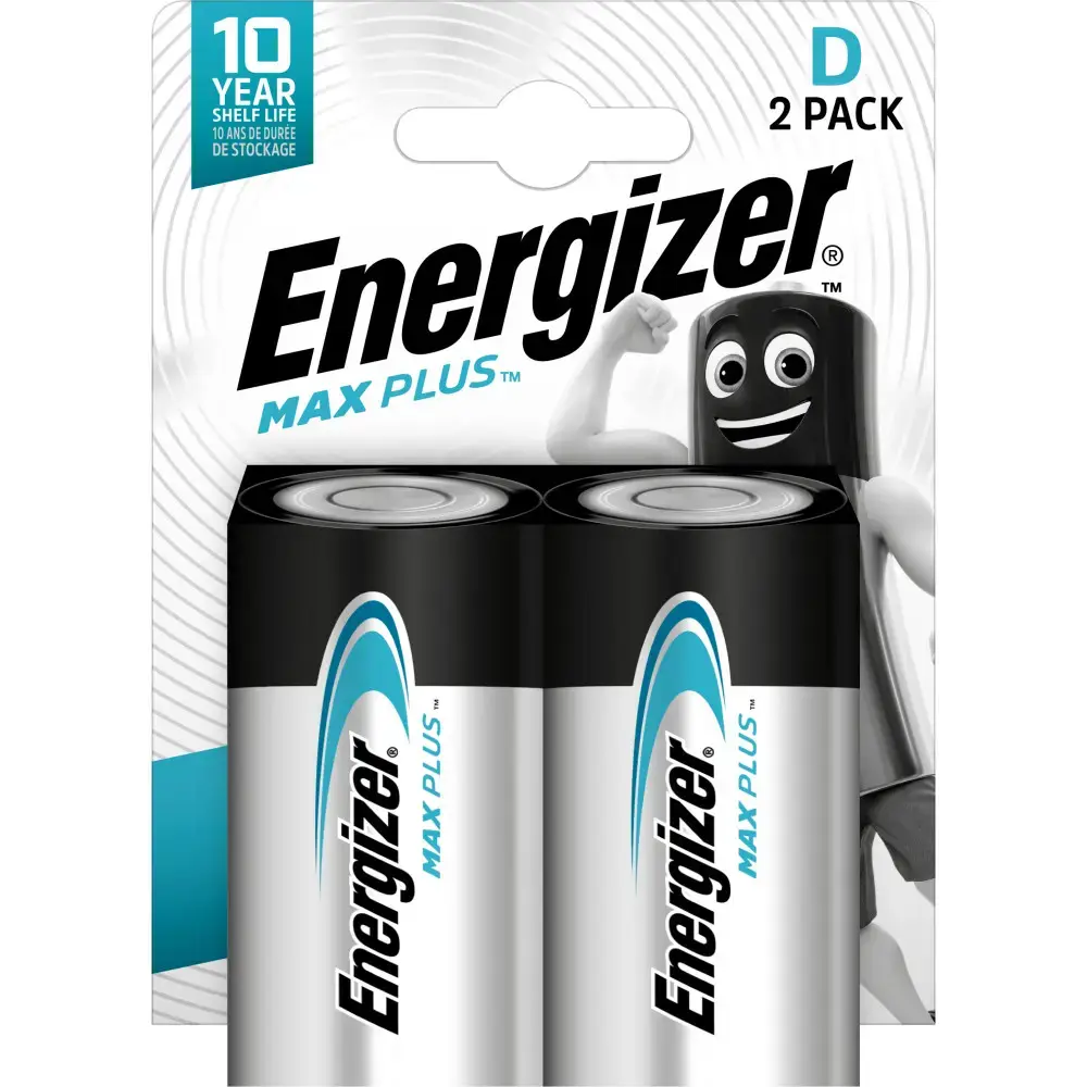 LR20 2BL ENERGIZER MAX PLUS (ALEN202BMP)