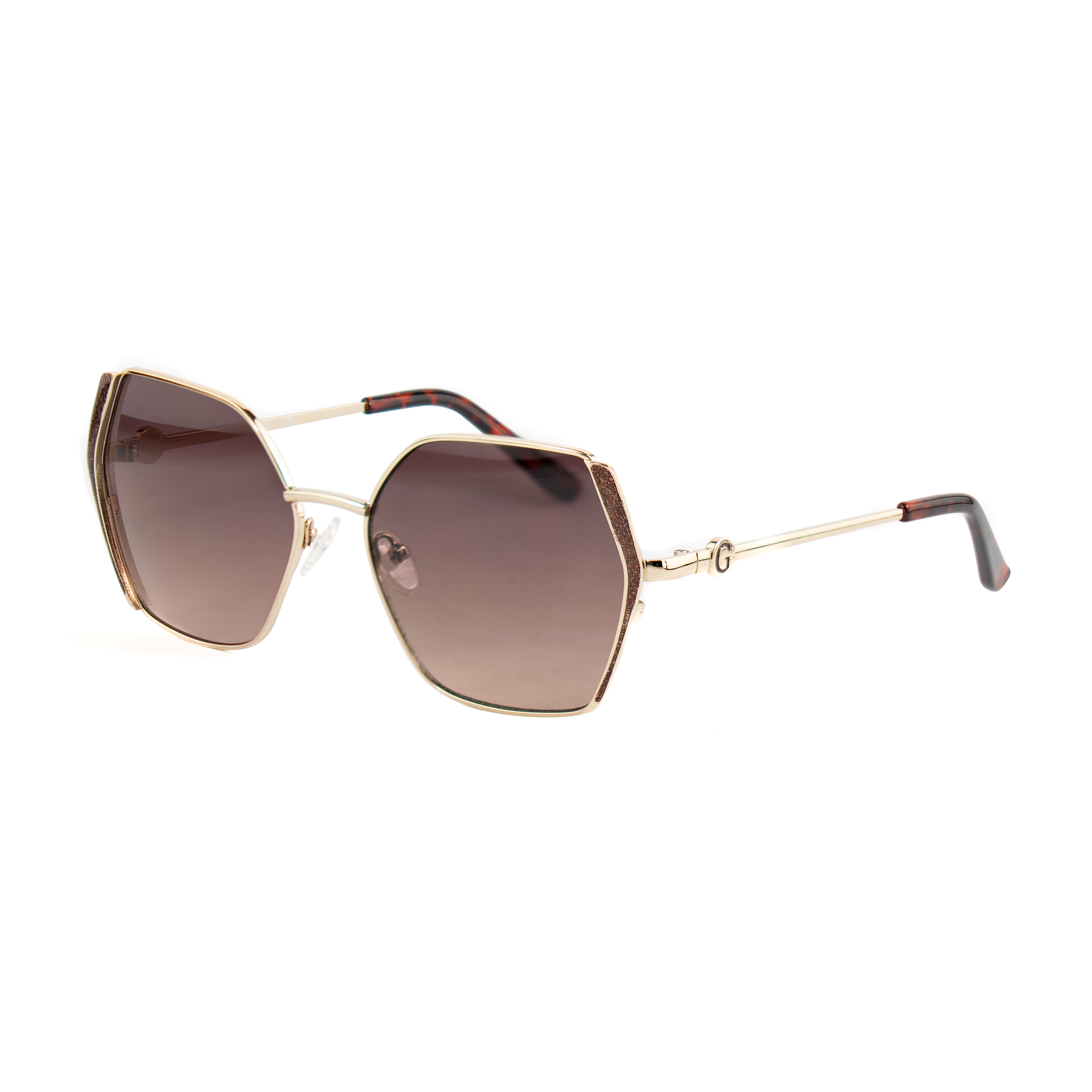 Saulesbrilles GUESS sievietēm GO00005-5832F (Lēca/tiltiņš/ausu kājiņa)