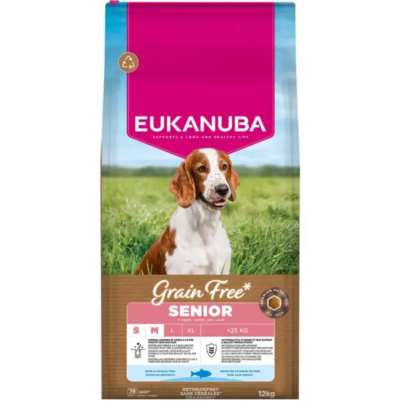 Sausa barība suņiem - Eukanuba Senior