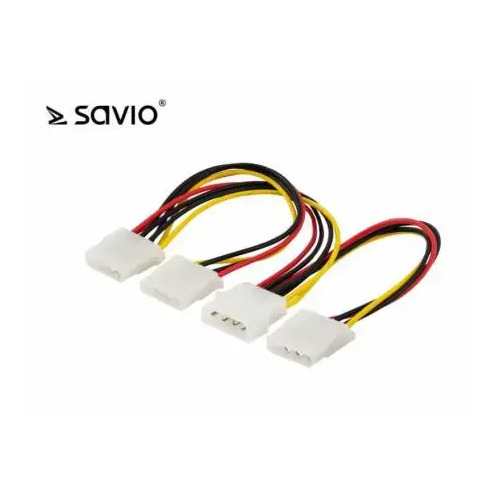 SAVIO barošanas kabelis AK-16|18cm| IDE Molex