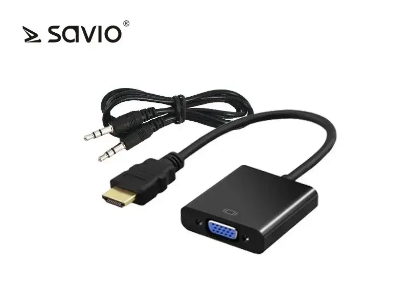 Savio HDMI adapteris - D-Sub (VGA)