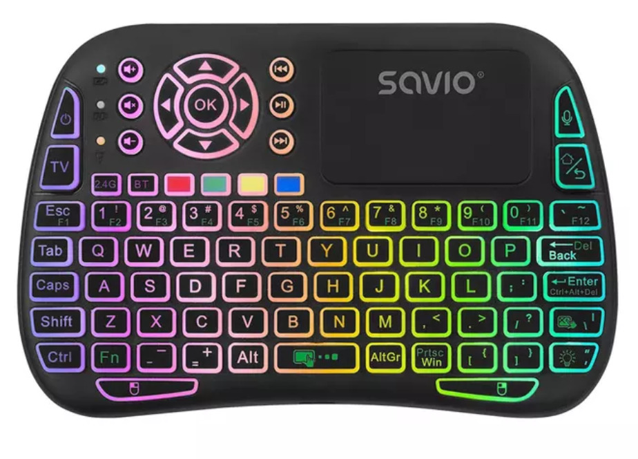 Klaviatūra Savio ARGB Mini Bluetooth  +