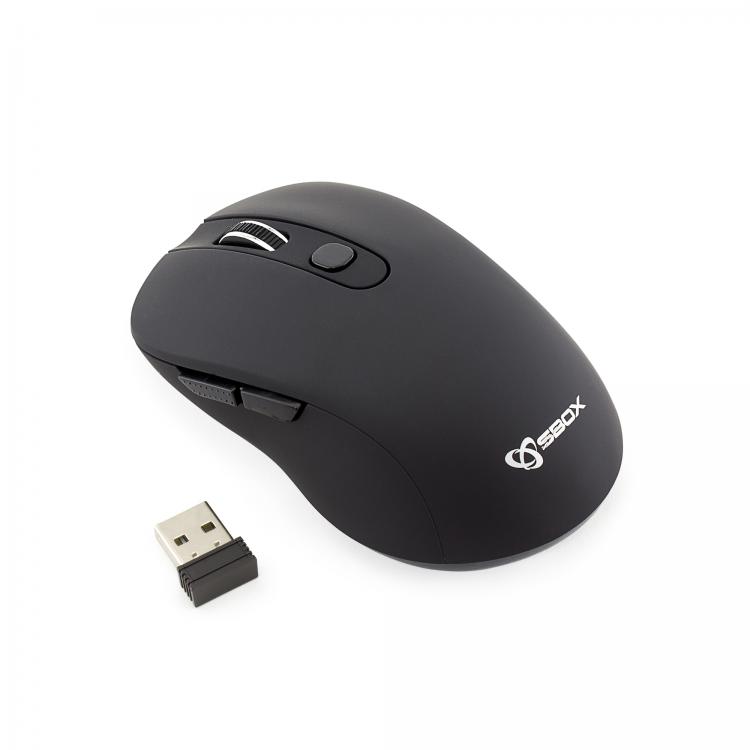 Sbox WM-911B Wireless Mouse, Black |