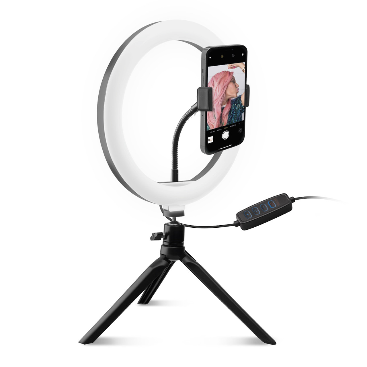 Telefona statīvs SBS Tripod 20cm LED
