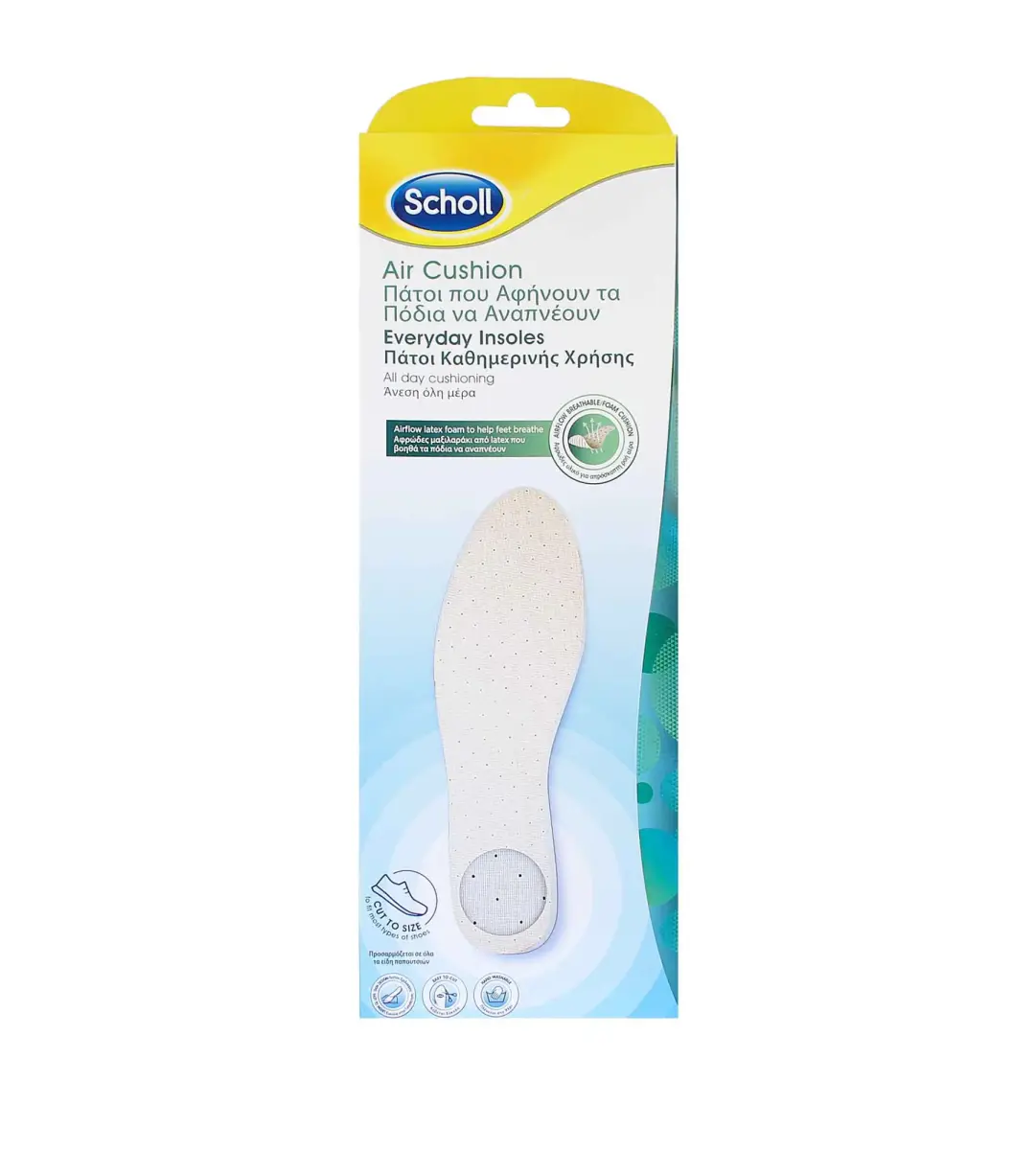 Scholl Air Cushion Everyday Insoles Shoe