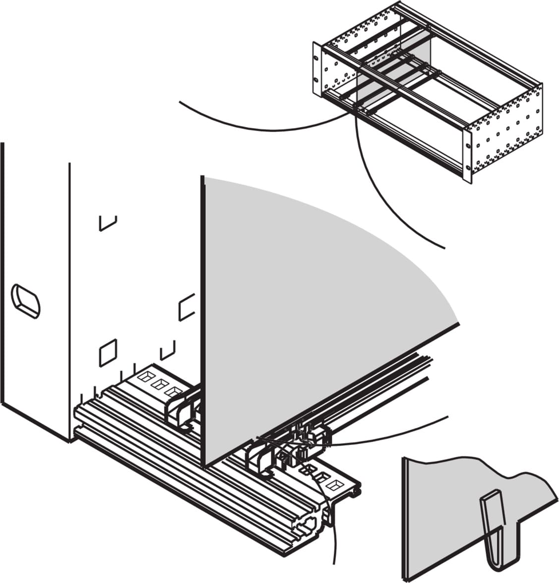 Schroff EuropacPRO Divider Plate, 3 U