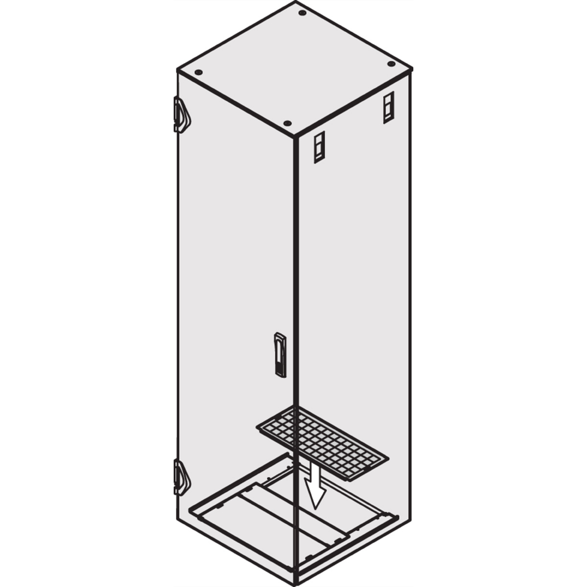 Schroff FILTER KIT BASE PLATE |