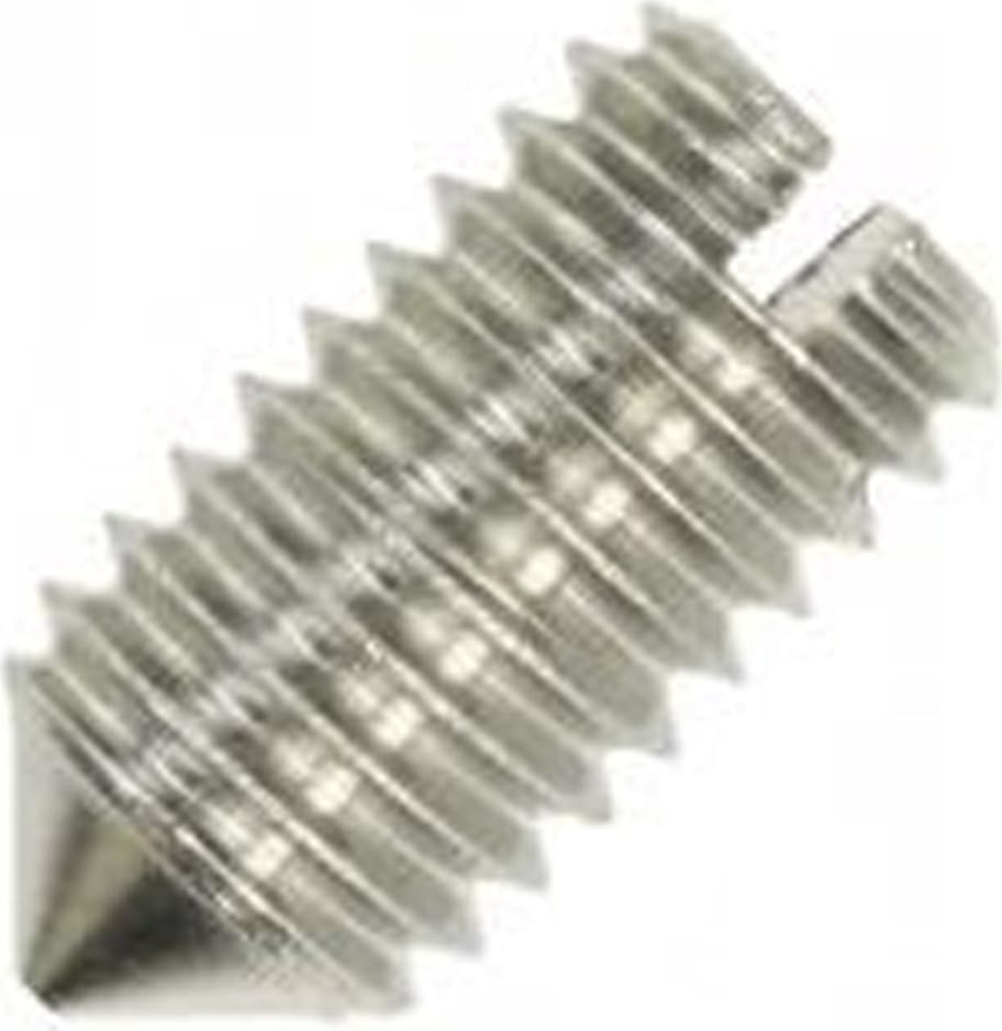 Schroff Grub Screw, Steel Nickel Plated