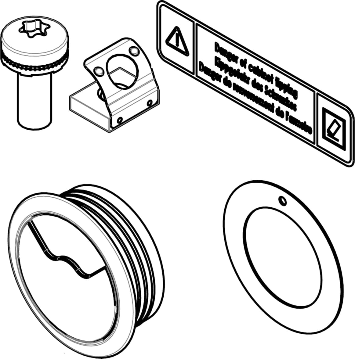 Schroff Monitor Arm Mounting Kit for