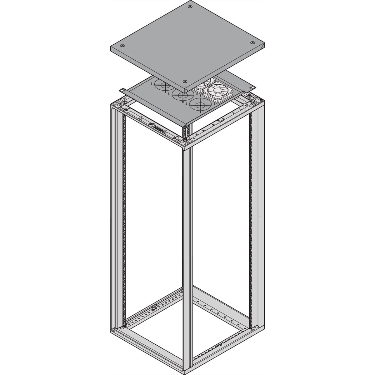 Schroff Novastar Fan Top Cover With