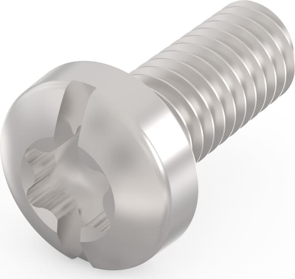 Schroff Panhead Screw, Torx, Steel Nickel