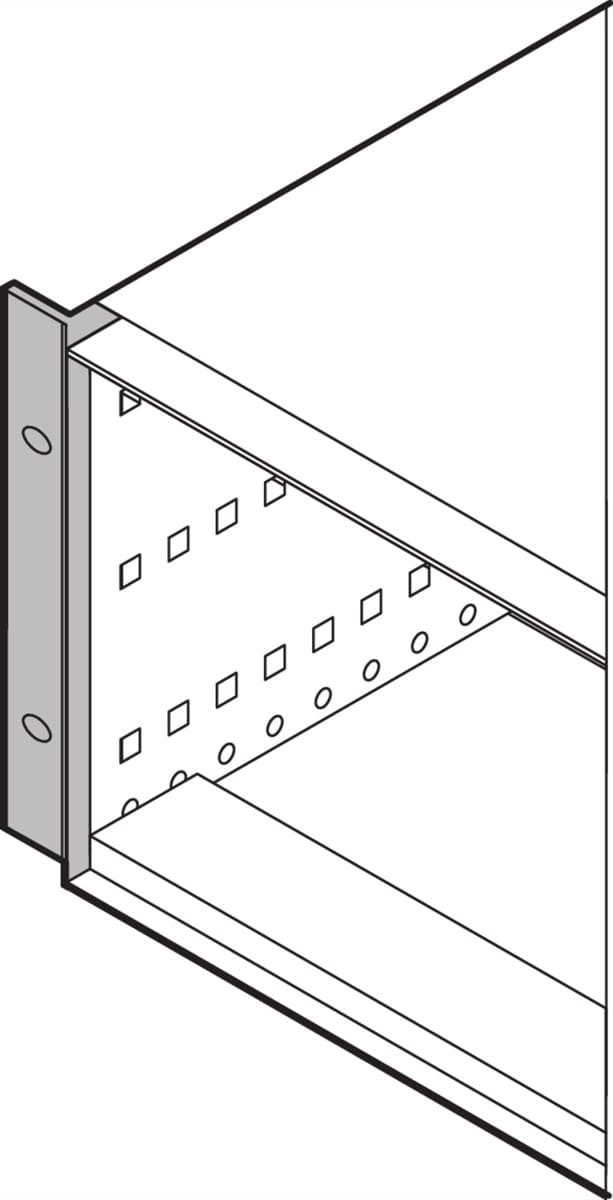 Schroff RatiopacPRO 19" Bracket Kit, Retrofitting