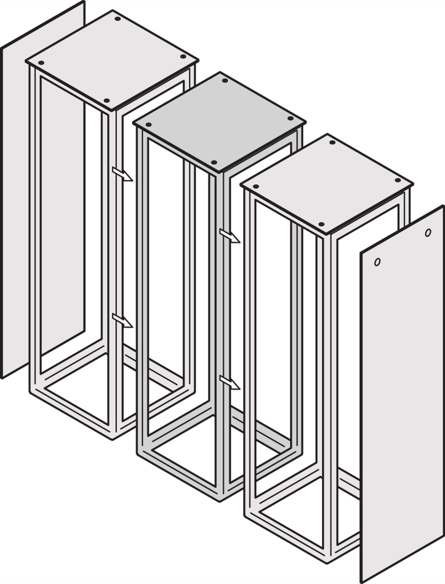 Schroff Side-by-Side Mounting Kit for Varistar