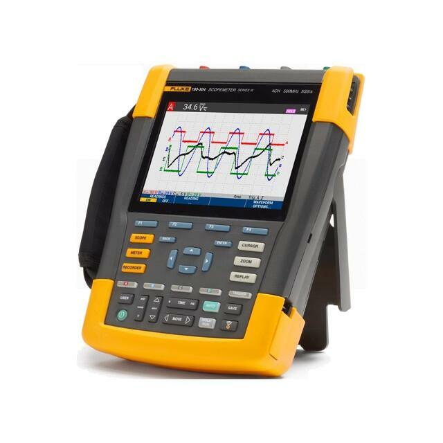 Scopemeter; 500MHz; 8bit; colour,LCD; Ch: