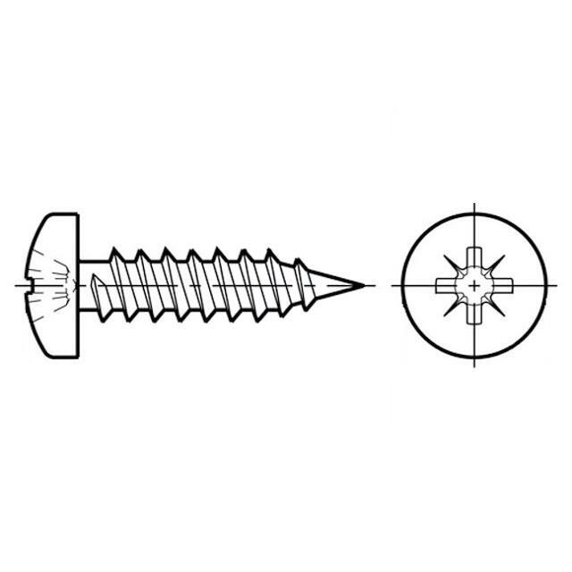 BOSSARD Screw; 2.9x13; Head: cheese