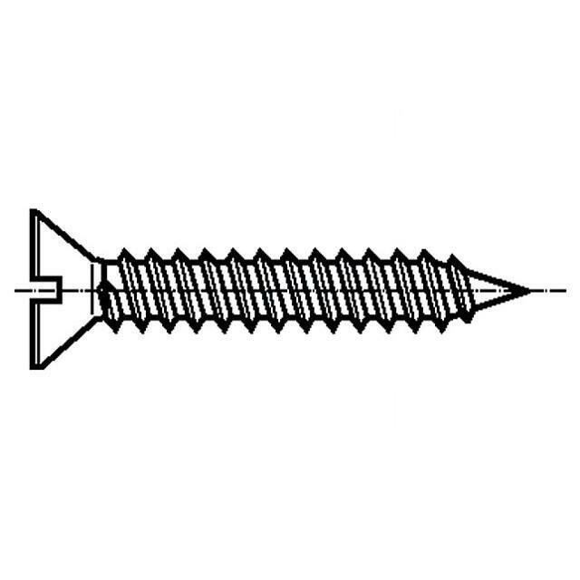 BOSSARD Screw; 2.9x16; Head: countersunk