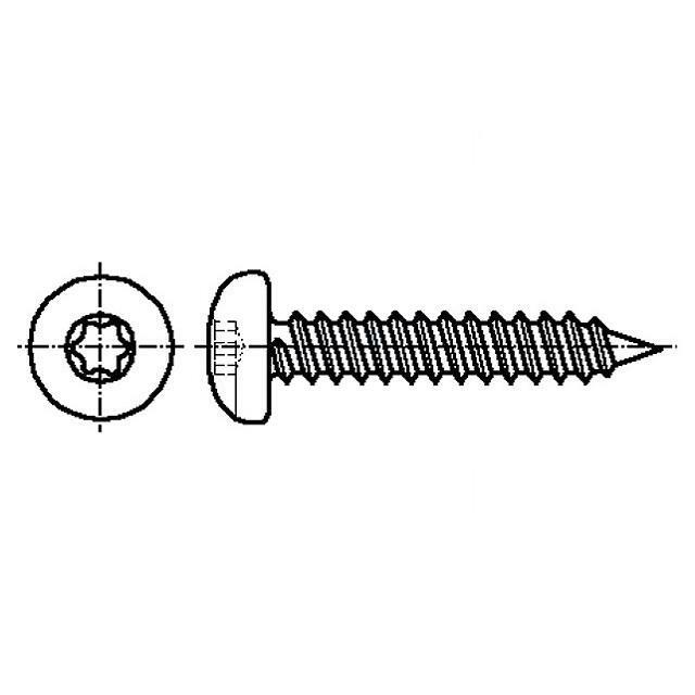 BOSSARD Screw; 2.9x19; Head: button