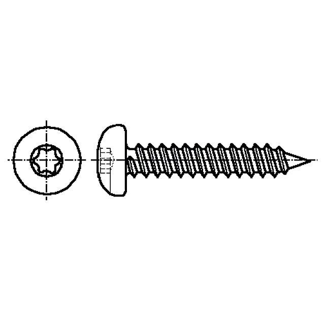 BOSSARD Screw; 4.2x13; Head: button