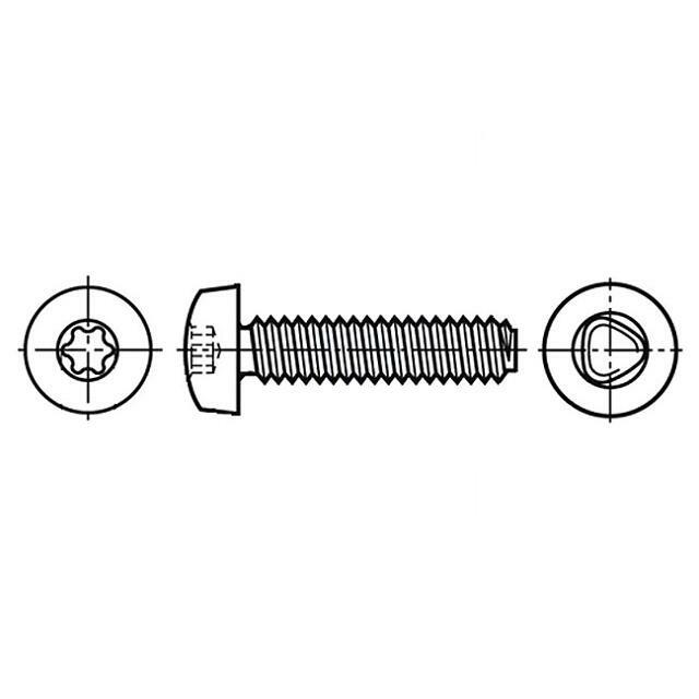 BOSSARD Screw; for metal; 2.5x5