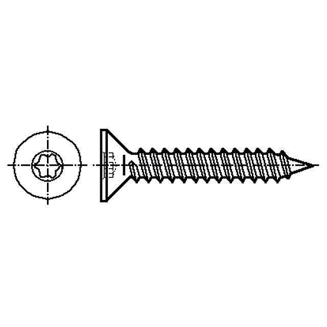 BOSSARD Screw; for metal; 2.9x13