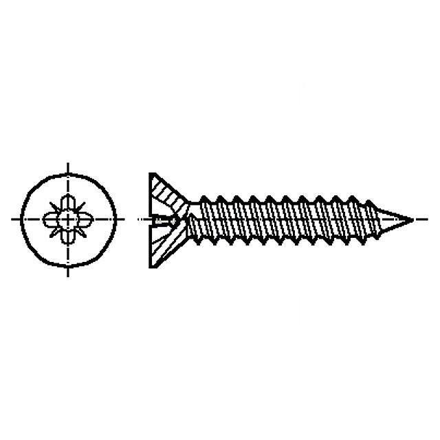 BOSSARD Screw; for metal; 3.9x16