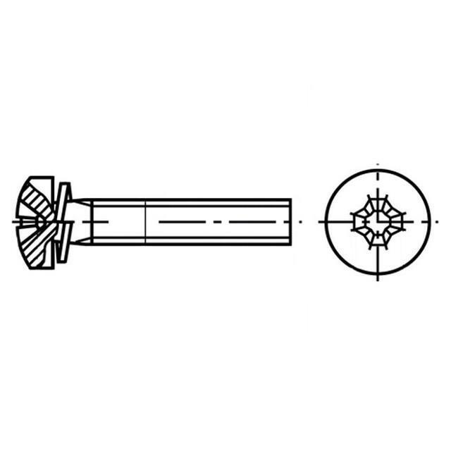 BOSSARD Screw; M2,5; M2.5x10